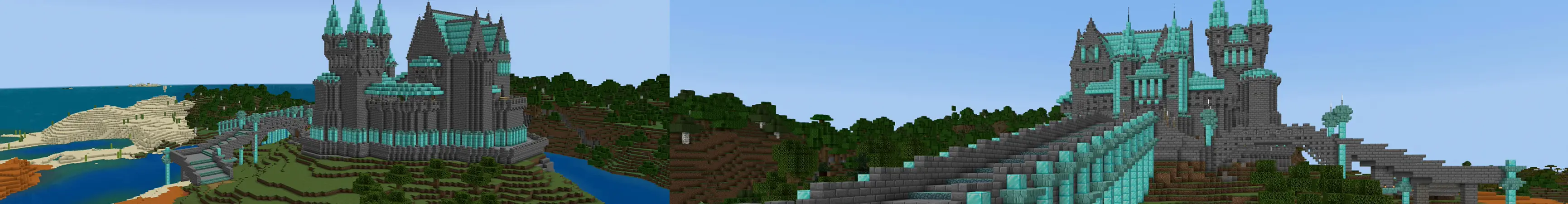 Алмазный замок panorama