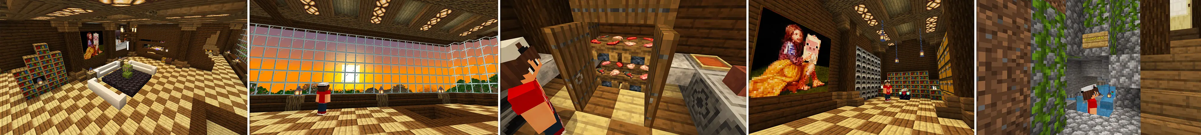 Начальный дом для выживания! panorama