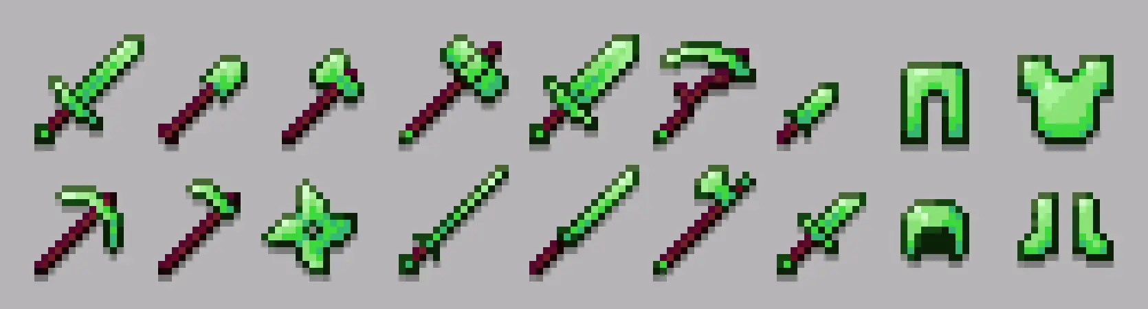 Изумрудное оружие panorama