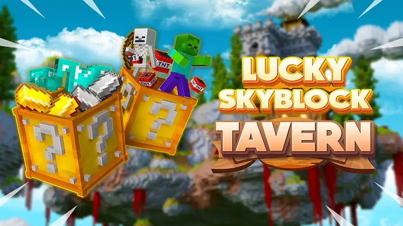 Skyblock удачи: таверна
