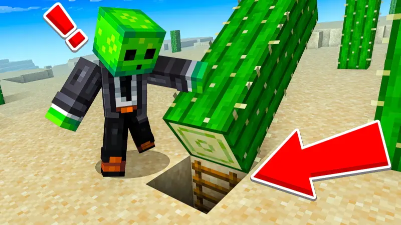 Секретная база внутри кактуса