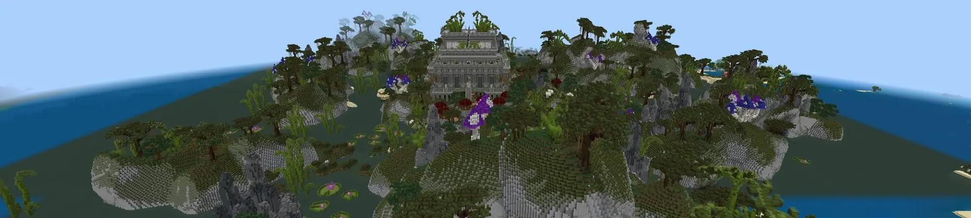 Храм лягушки panorama