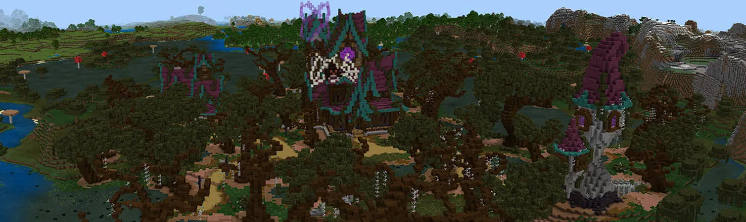 Дом ведьмы panorama