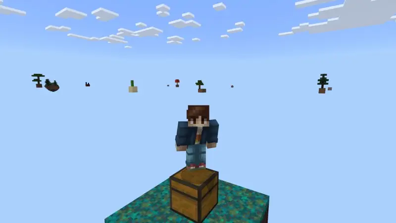 Скриншот Оригинальная игра Skyblock №3