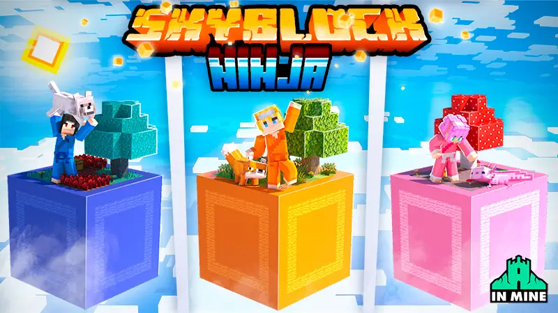 Ниндзя в Skyblock