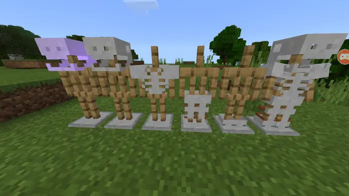 Броня из костей скелета