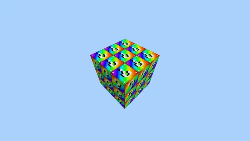 Скриншот Skyblock: радужные блоки удачи №2