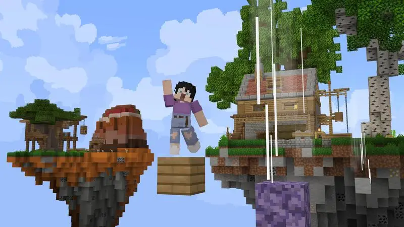 Скриншот Один блок: падающие блоки №4