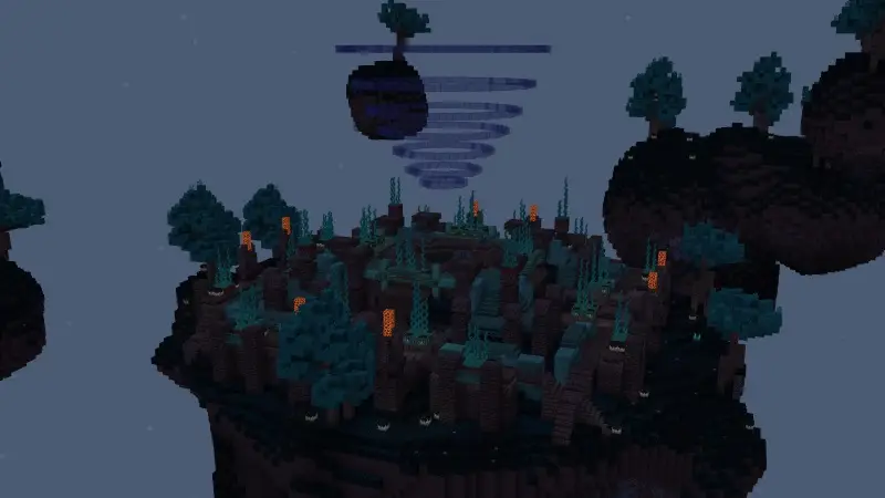 Скриншот Skyblock с одним блоком №8