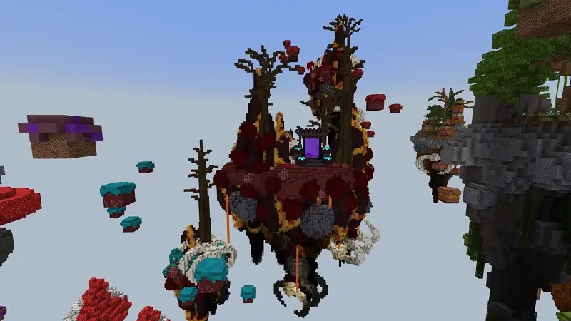 Скриншот Приключения в Skyblock №4