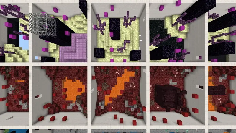 Скриншот Сетка биомов для паркура №5