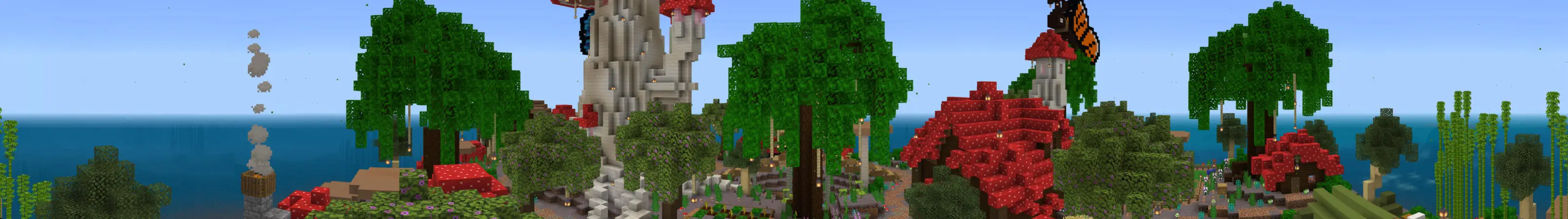 Волшебный грибной остров panorama