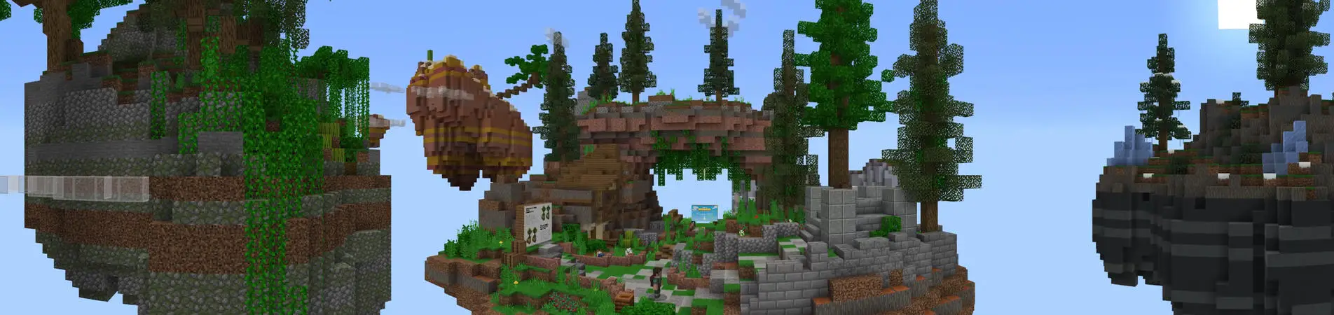 Оригинальная игра Skyblock panorama