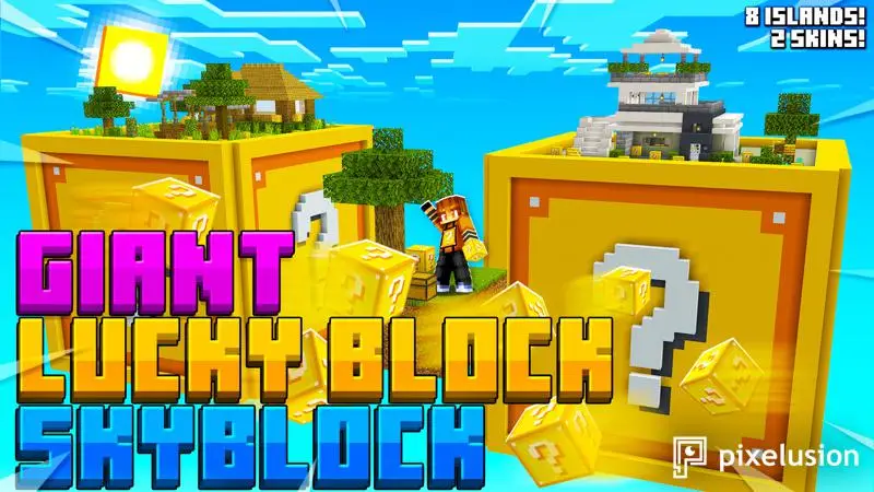 Гигантский Skyblock на удачу