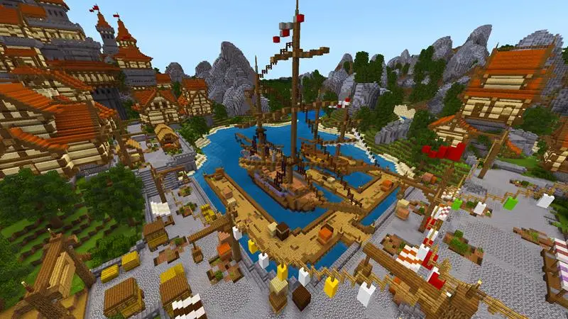 Скриншот Простые стартовые области: замковый город №4