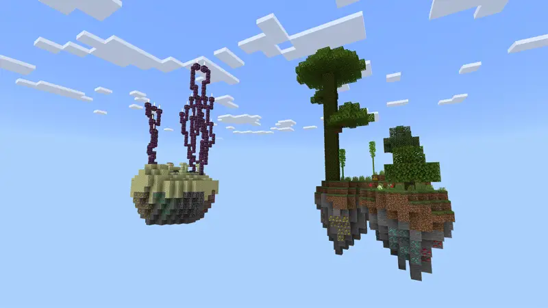 Скриншот Классическое выживание в небе №5