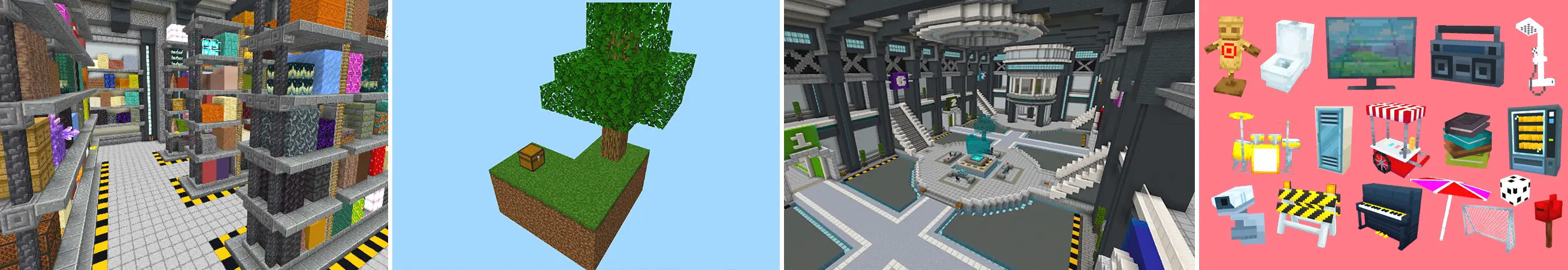 Skyblock: секретная база panorama