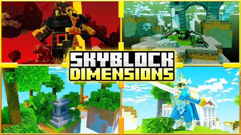 Измерения Skyblock