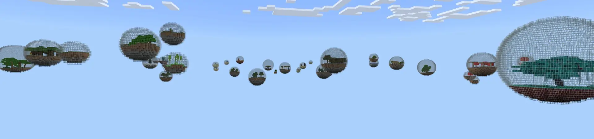 Пузырьковый Skyblock panorama