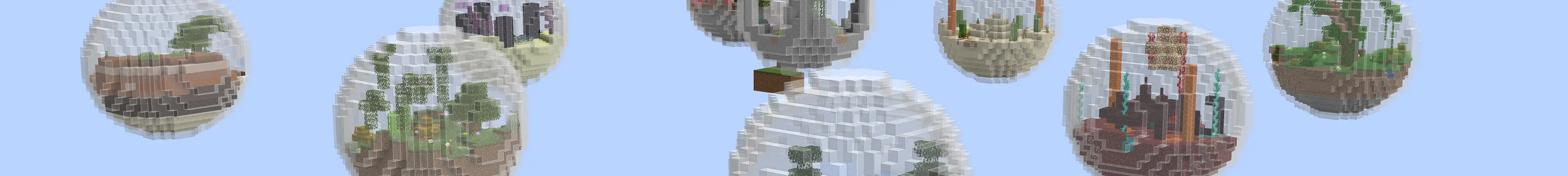 Пузырьковый Skyblock panorama