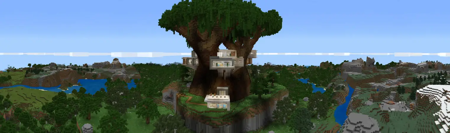 Особняк миллионера на дереве panorama