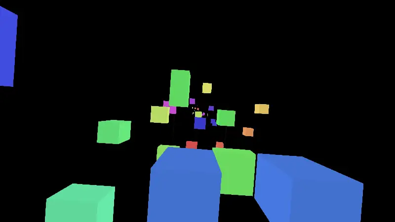 Скриншот Радужный паркур №2