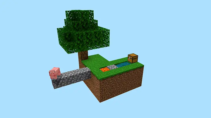 Скриншот Мобы в Skyblock! №2