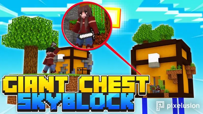 Skyblock: гигантский сундук