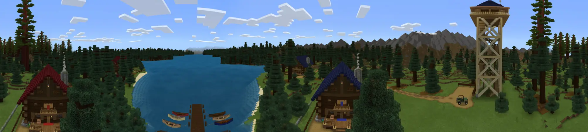 Захват флага в лагере секвой panorama