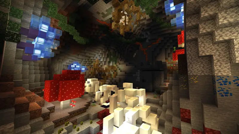 Скриншот Улучшенные пещеры №1