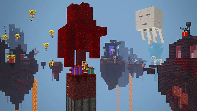 Скриншот Skyblock: зима №4