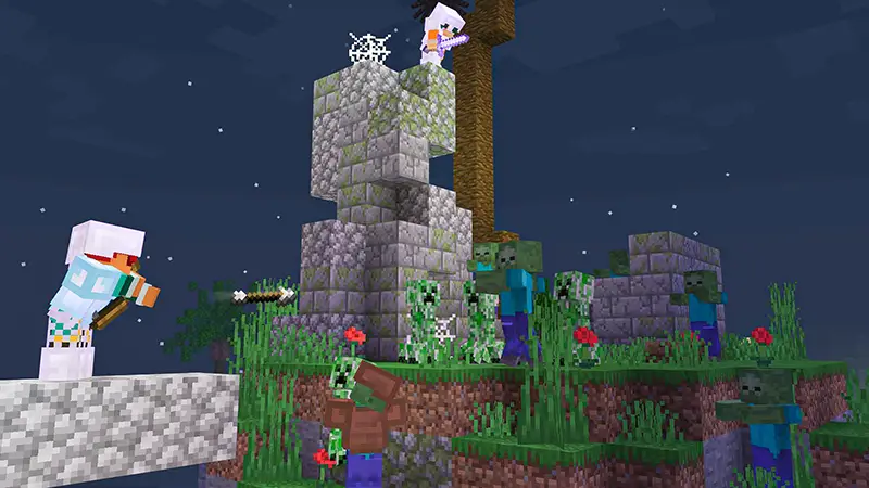 Скриншот Skyblock: джунгли №5