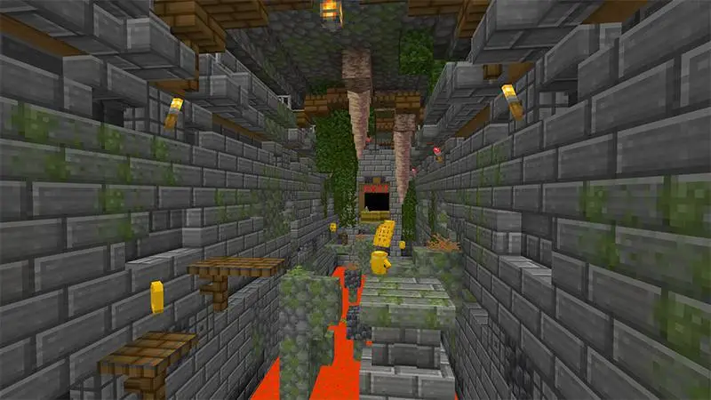 Скриншот Бесконечный паркур в храме №2