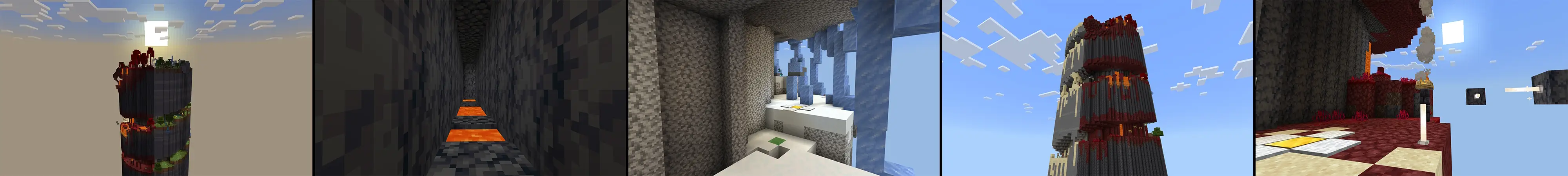 Суперспиральный паркур panorama