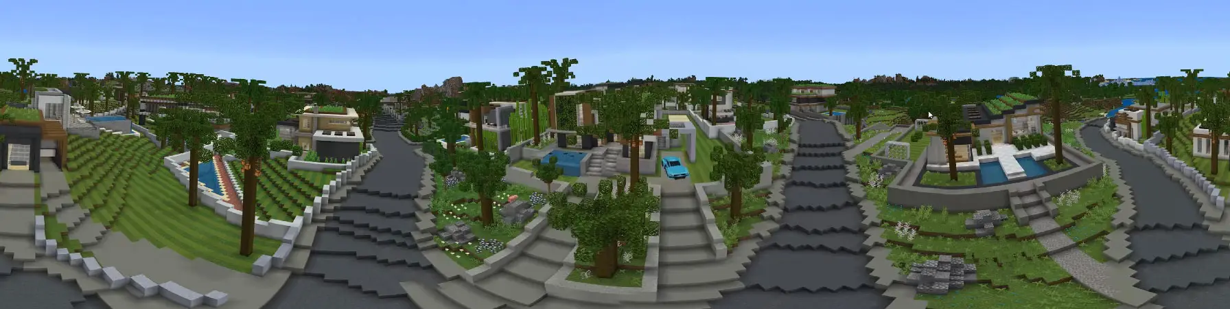 Современный пригород panorama