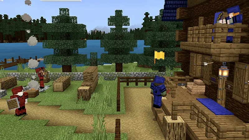 Скриншот Захват флага в лагере секвой №1