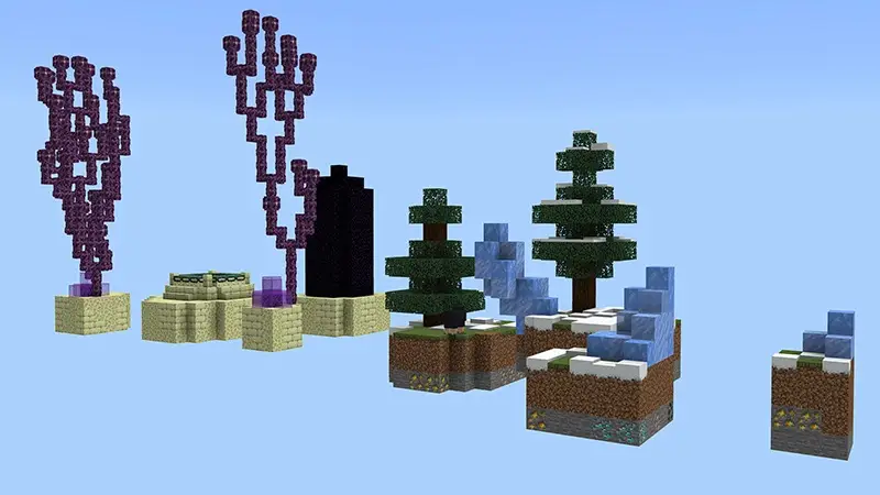 Скриншот Классическая игра Skyblock №1