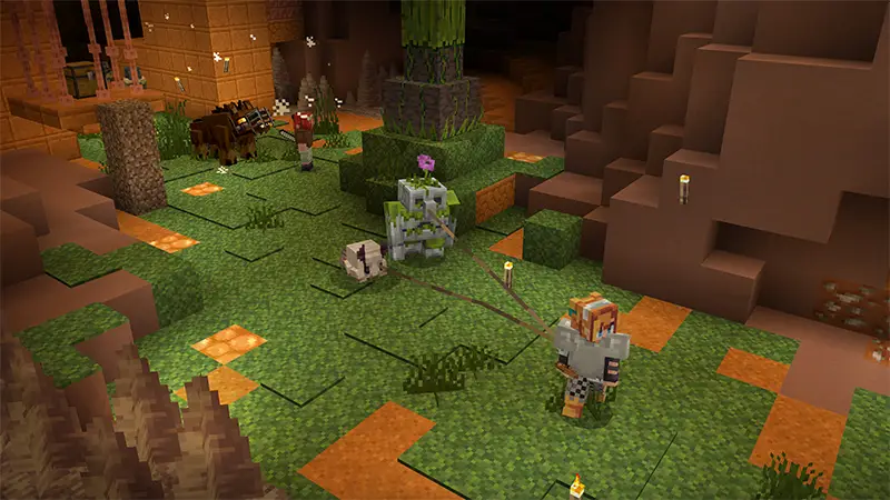 Скриншот Испытание с мшистыми блоками №5