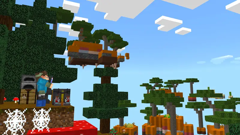 Скриншот Классическая игра Skyblock №4