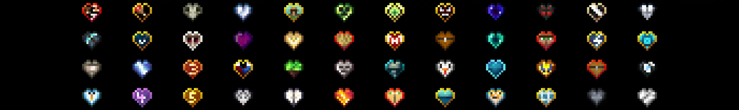 Авторские сердца: микс panorama