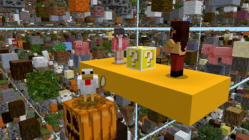 Скриншот НЕБЕСНАЯ СЕТКА с блоками удачи! №2