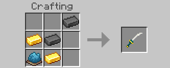 Крафт бирюзовой катаны