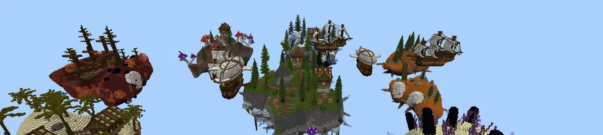 Пиратский Skyblock panorama