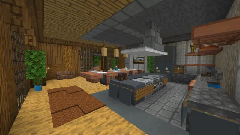 Скриншот Деревенский бревенчатый особняк №6