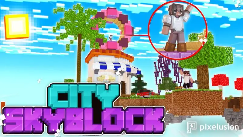 Skyblock: город