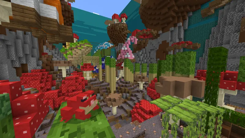 Скриншот Блоковый лягушачий паркур №5