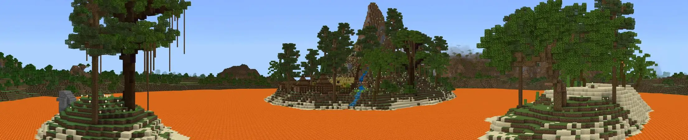 Выживание на острове лавы panorama