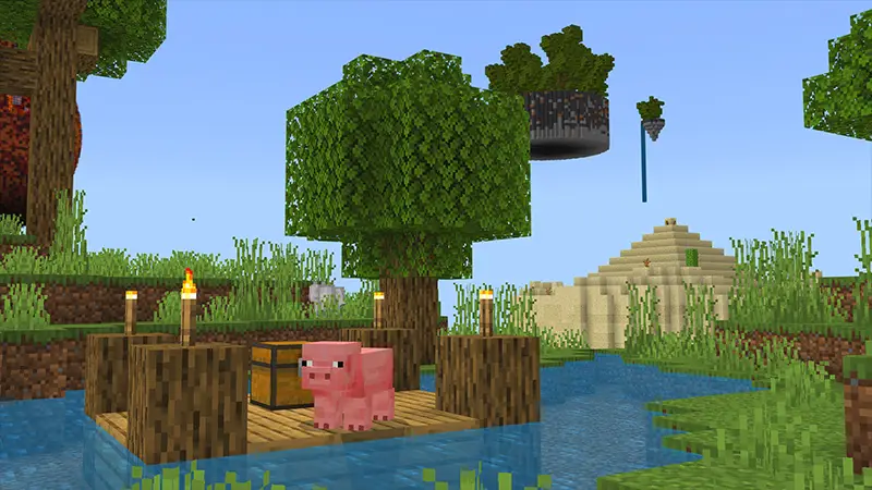 Скриншот Skyblock: секретные биомы №1