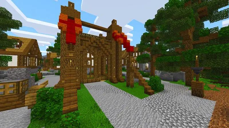 Скриншот Простые стартовые области: шахтерская деревня №1