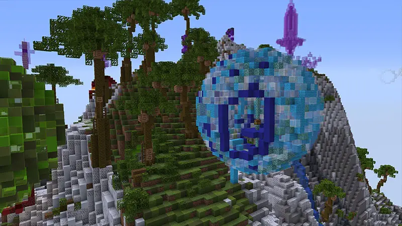 Скриншот Гонка на элитрах №3